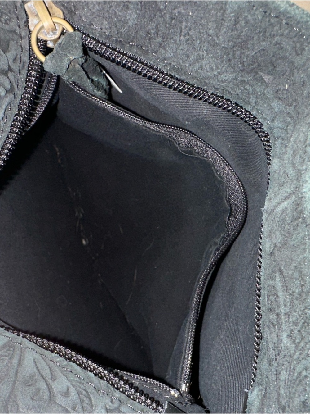 Olsen Europe Leather Tooled Crossbody Purse Festival Western Country Sturdy - Picture 5 of 11